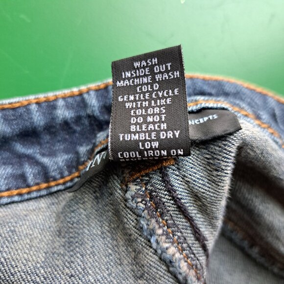 INC Concepts y2k Embellished Boot Cut Jeans Size 6P - Picture 9 of 12